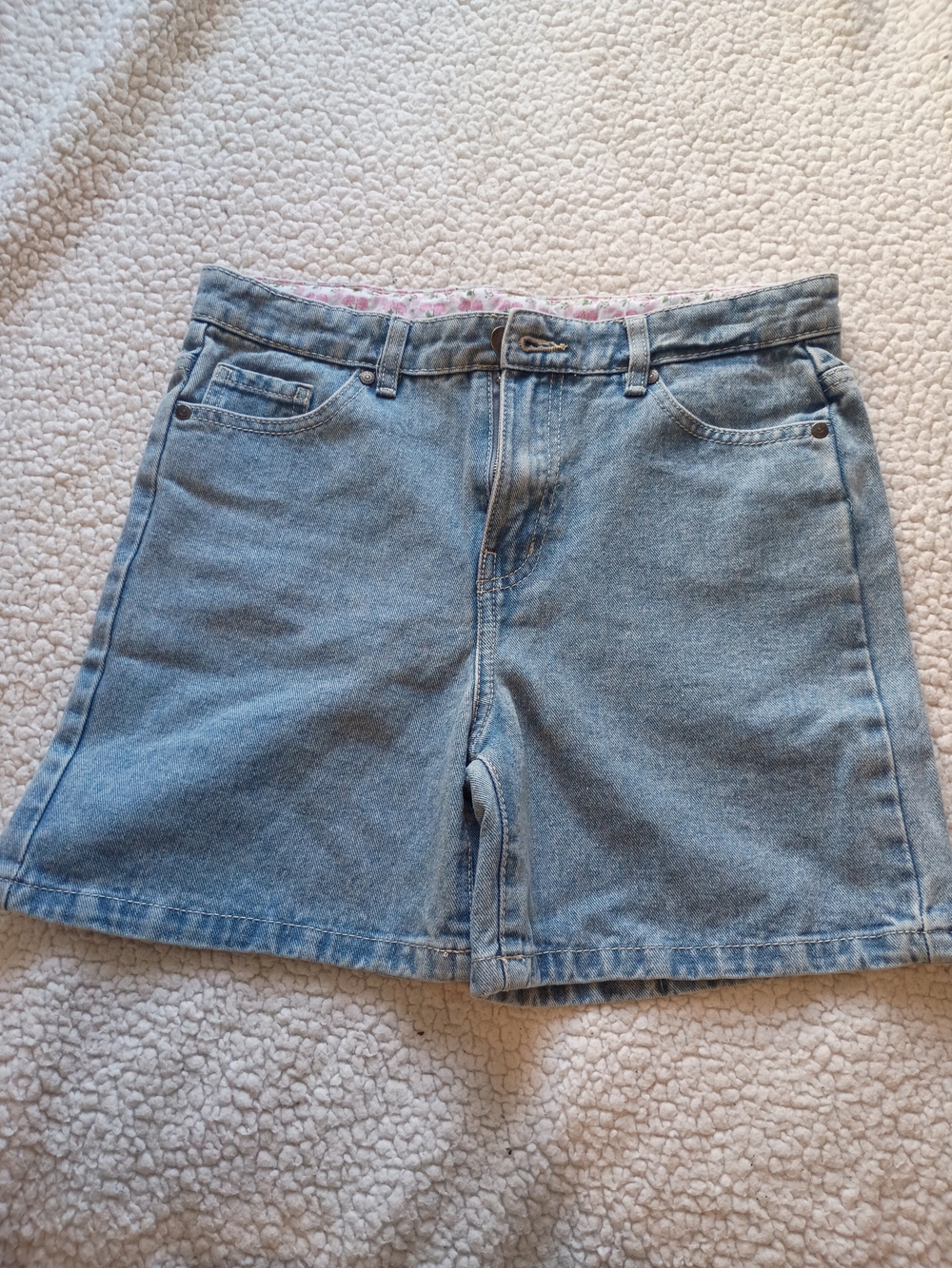 Volcom Light Blue Denim Jean Shorts